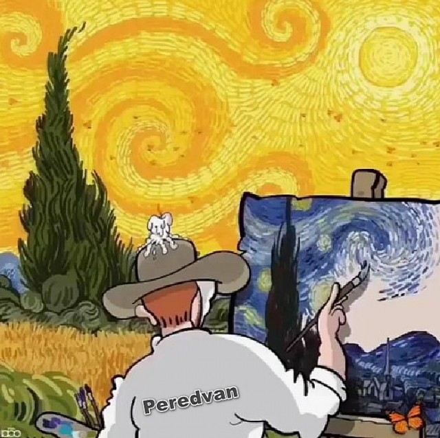 На вернисаже как-то раз....