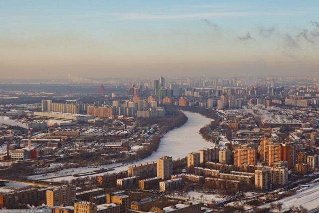 Москва с высоты птичьего полета