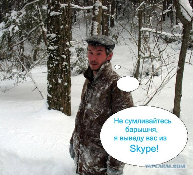 Фотожаба: Назойливый Skype