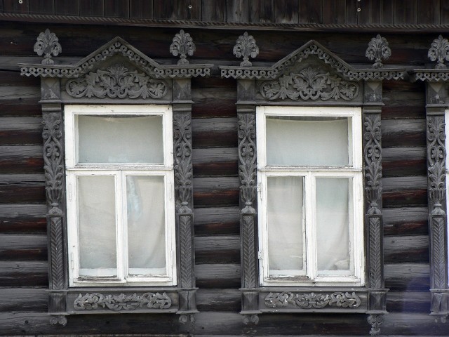 г.Семёнов. Наличники на окна (82 фото)