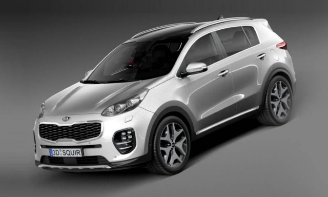 Реальные фото новой Kia Sportage.