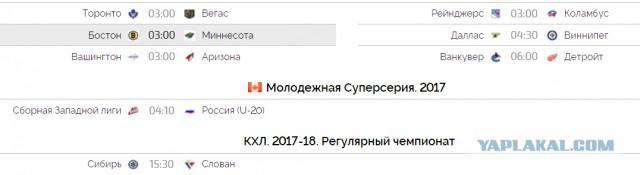 Хоккей сезон 2017-18 (КХЛ, НХЛ, сборная России, хсм, женский) часть 3