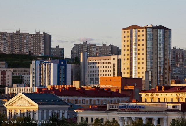 Полярный день в Мурманске