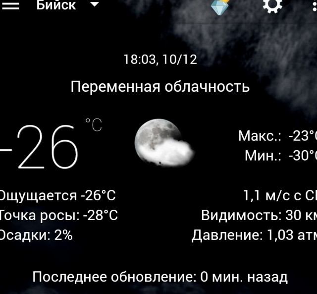 Как вам погода