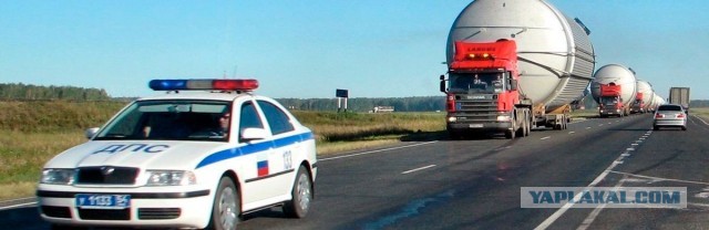Перевозка негабарита на МКАД