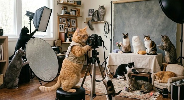 Сколько кошек в доме у девушки?