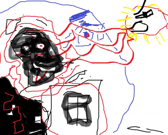 Что можно нарисовать в paint-е за полчаса...