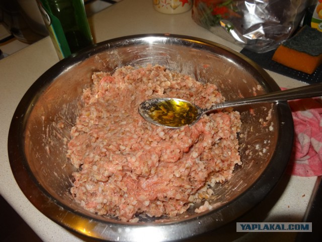 Котлетки мясо-гречневые