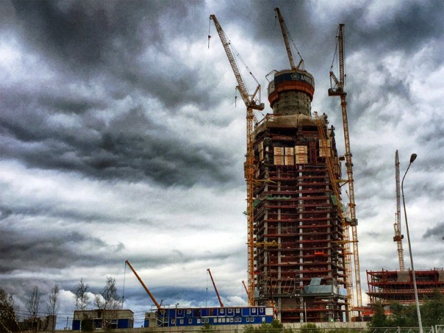 Башня "Газпрома" - самое высокое здание Европы