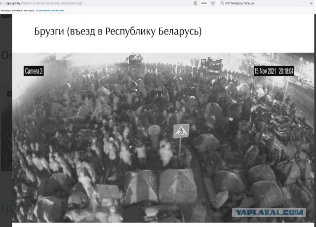 Мигранты на польско-бел. границе ломают ограждения и бросают в польских пограничников камни. В ответ летят светошумовые гранаты