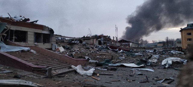 Нанесён удар по Яворовскому полигону в 25 км от границы с Польшей