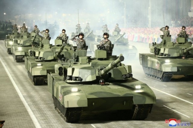 Военный парад в Северной Корее