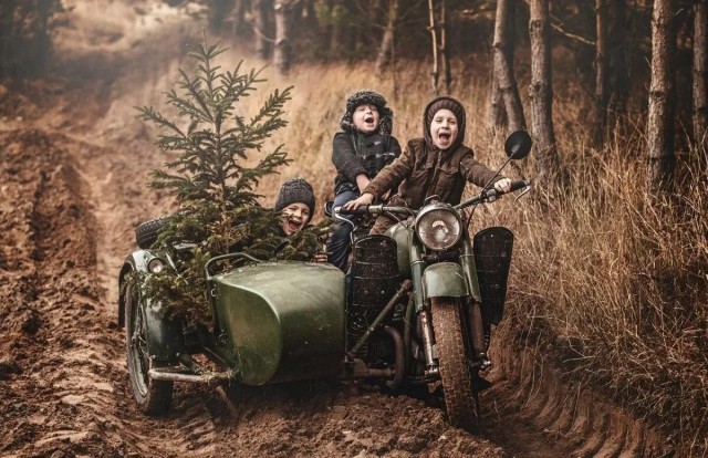 Мотоциклы в деревне