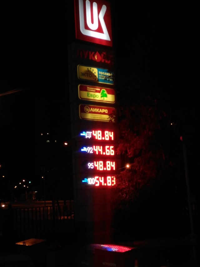 Цена бензина
