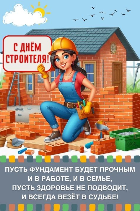 С Днём Строителя!