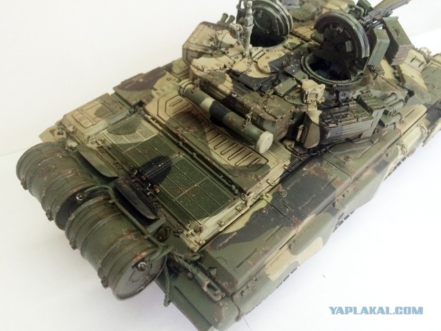 Модель танка Т-90А в масштабе 1/35
