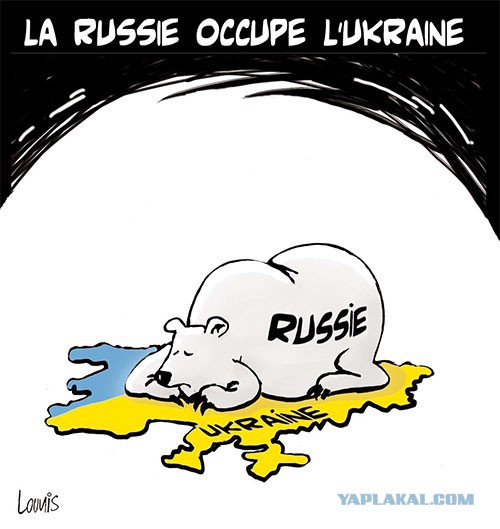 Украинский кризис: иностранная карикатура