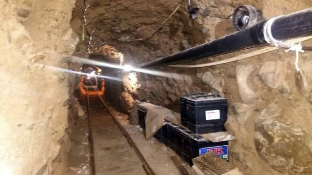 Полиция Мексики обнаружила тоннель в США