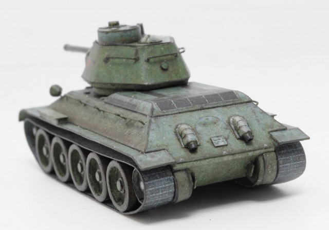 Сборка модели Т-34-76 обр. 1943 г. 1:100
