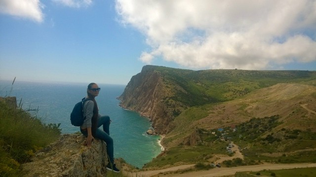 Девушки на отдыхе в Крыму.