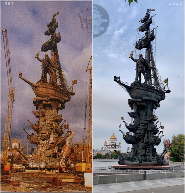 Фотосравнения. Москва 90-е и сейчас