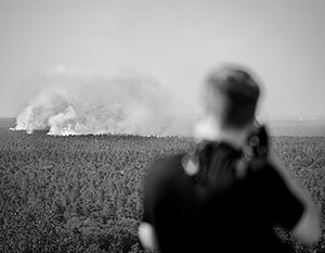 Под Берлином после взрыва загорелся склад боеприпасов
