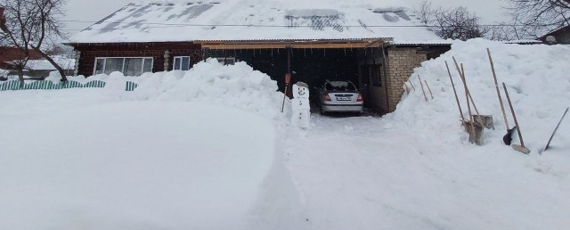 Начало весны в деревне