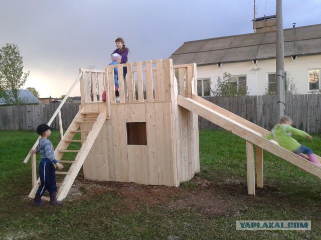 Игровая площадка ребенку - своими руками лучше!