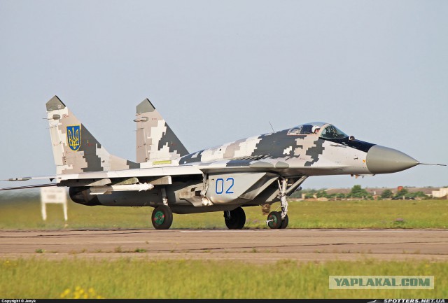 Вчерашний сбитый МИГ.