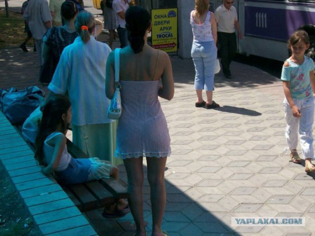 Сексуальные девушки на городских улицах