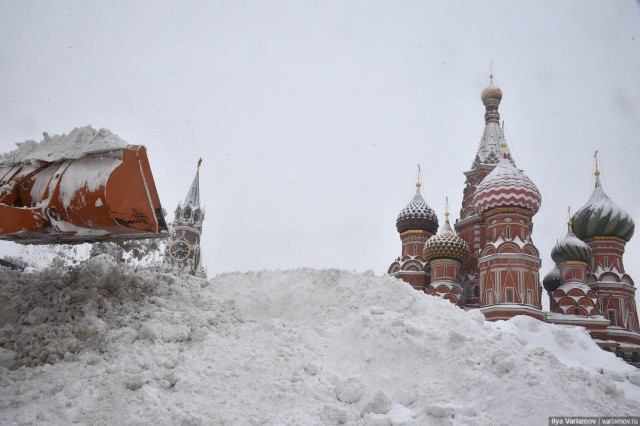 Снежный ад в Москве - большой фотоотчет
