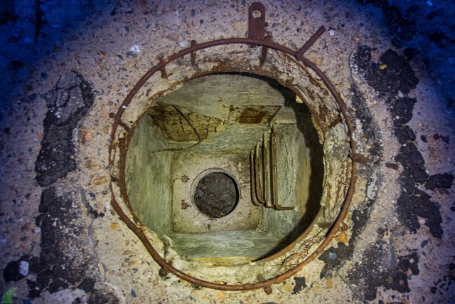 Взорванный в 70-х комплекс группового старта ядерных ракет 551-го РП