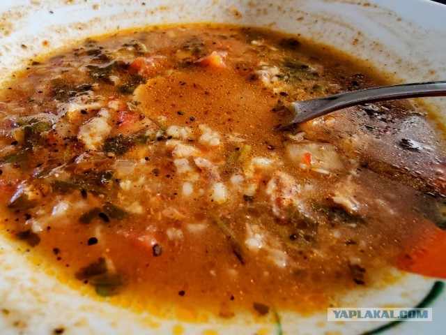 Харчо с маринованной алычой. Часть 2-специи, зелень и остальное