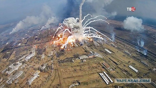 Мощнейший прилёт по складам и располагам всу