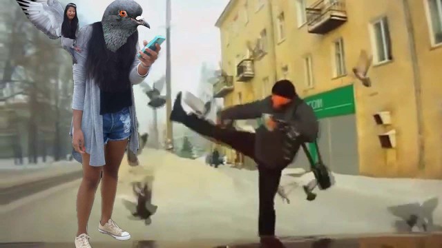 Фотожаба. Лубоффъ и голуби.