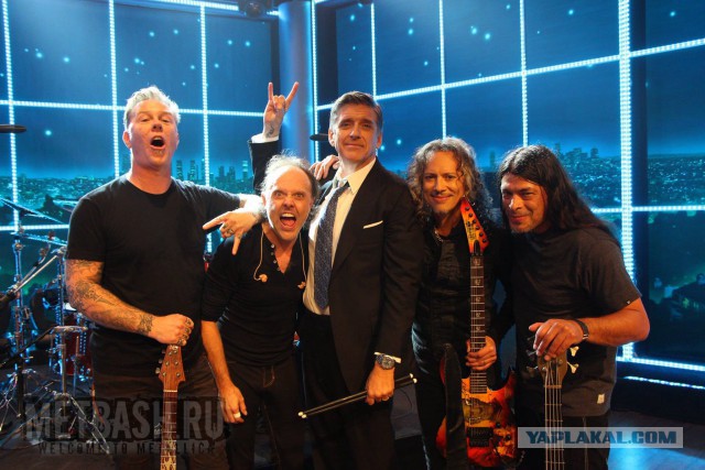 Metallica выступила на “The Late Late Show”