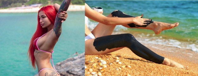 Девушки с татуировками. Одетые и не совсем.