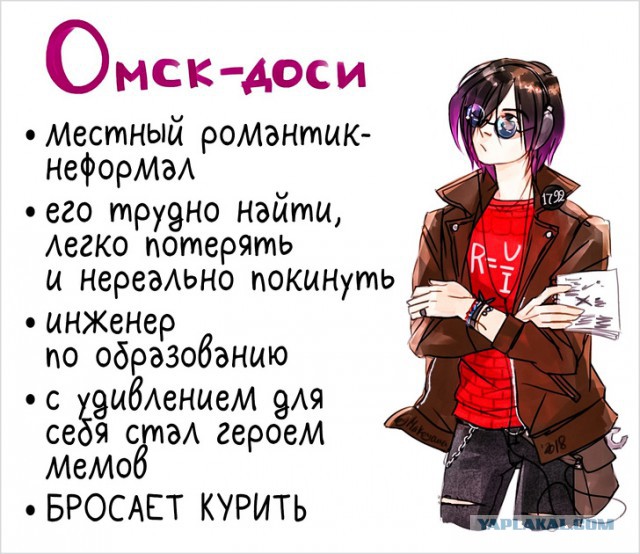 Уральская художница изобразила российские города в образе героев аниме