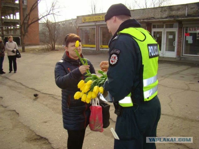 Полиция Литвы зверствует...