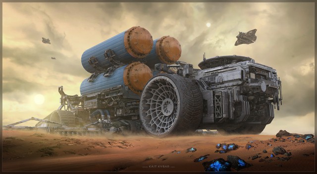 Рисунки: фантастика, Sci-Fi, киберпанк