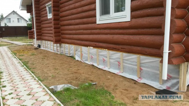 Утепление свайного фундамента своими руками