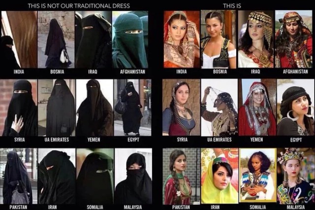 В России предложили запретить носить никабы и хиджабы в школах