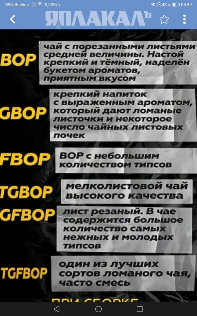 В чае кто-то шарит?