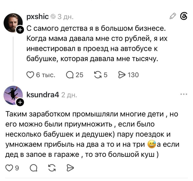 Инвестиции в детстве