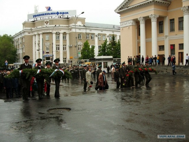 Как отмечали День Пограничника в Москве