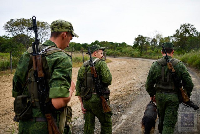 Пограничная зона в Хасанском районе Приморского края