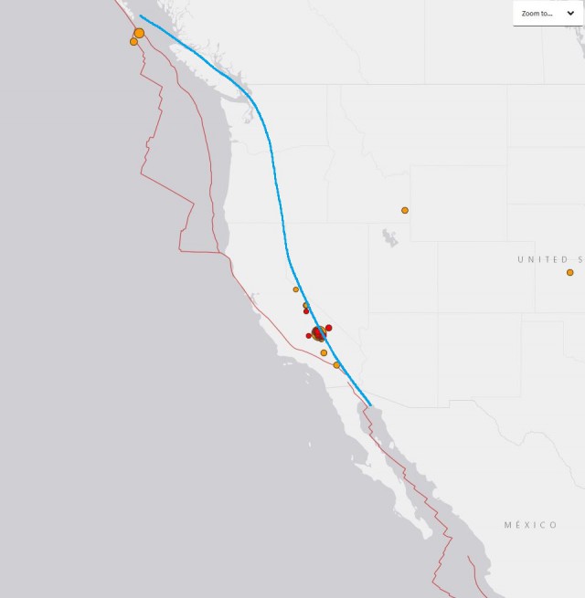 Мощнейшее за 25 лет землетрясение произошло в Калифорнии