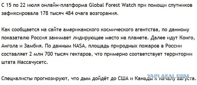 Минобороны направило в Красноярский край авиагруппировку для тушения пожаров