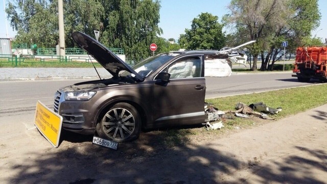 "Ауди" разорвало на части в ДТП в Тамбовской области