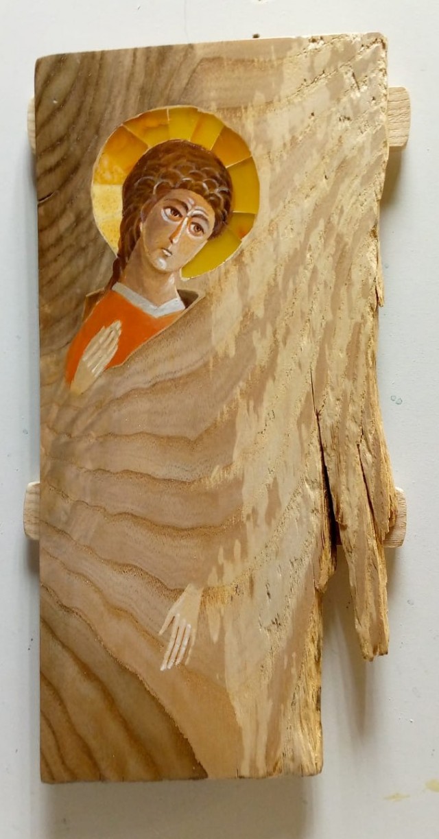 Живопись по дереву.